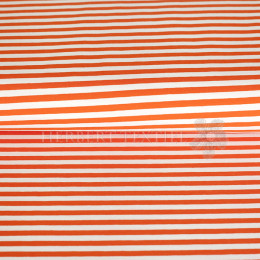 Jersey Stripes orange-white 73002-11