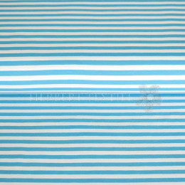 Jersey Stripes turquise-white 73002-27
