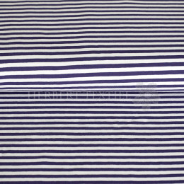 Jersey Stripes aubergine-white 73002-28