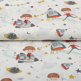 Cotton digital prince in space white