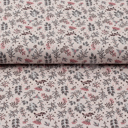 Cotton flowers dusty pink