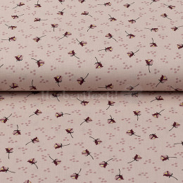 Cotton roses dusty pink