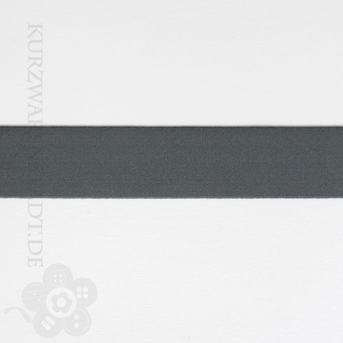 Elastiek Colour Line Uni 40 mm dark grey 41403
