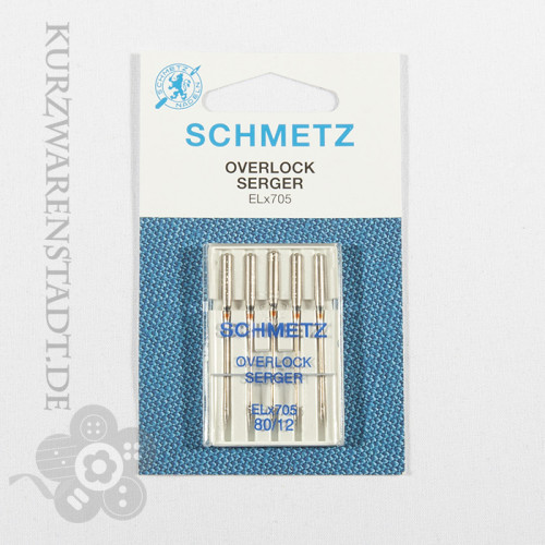 Schmetz overlock 5 needles 80-12 silver