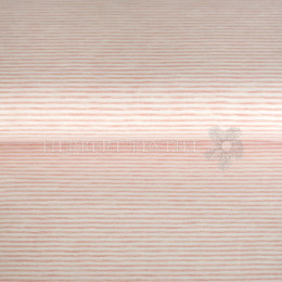 Jersey stripes melange apricot white 73001-124