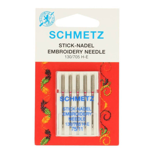 Schmetz embroidery needles 75/11