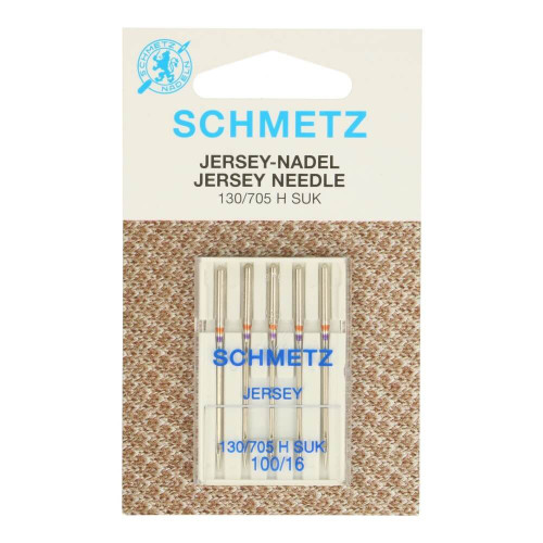 Schmetz jersey 5 needles 100-16 silver