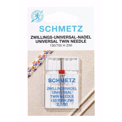 Schmetz Tweelingsnaalden Universal 2,0/80