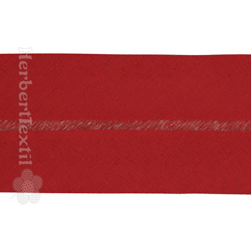 Schrägband / Bias Tape 50mm red
