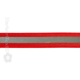 Reflex Band / Reflection Tape 25mm red