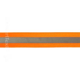Reflex Band / Reflection Tape 25mm neon orange